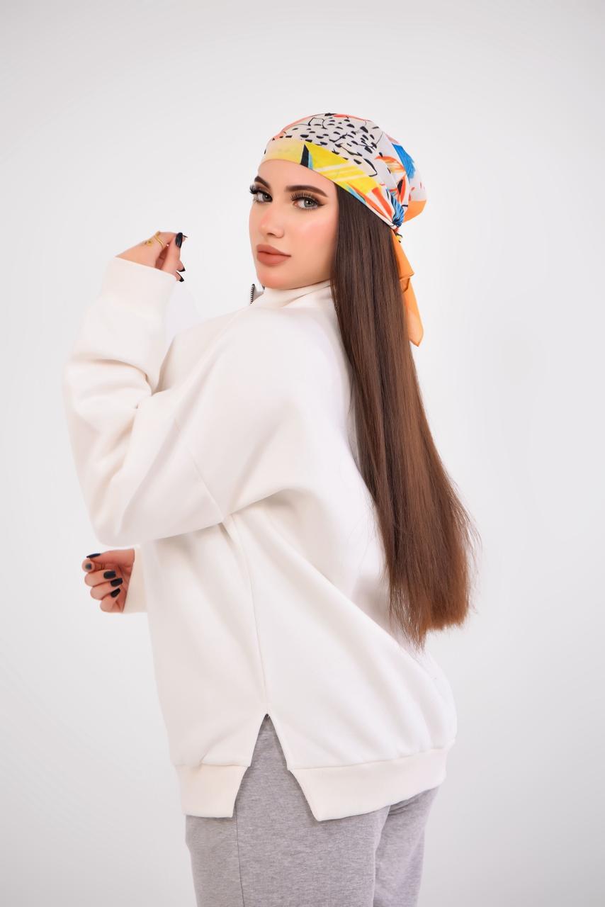 Oversized Half-Zip Sweatshirt NYC