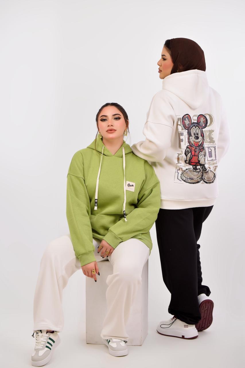 over size hoodie meckey