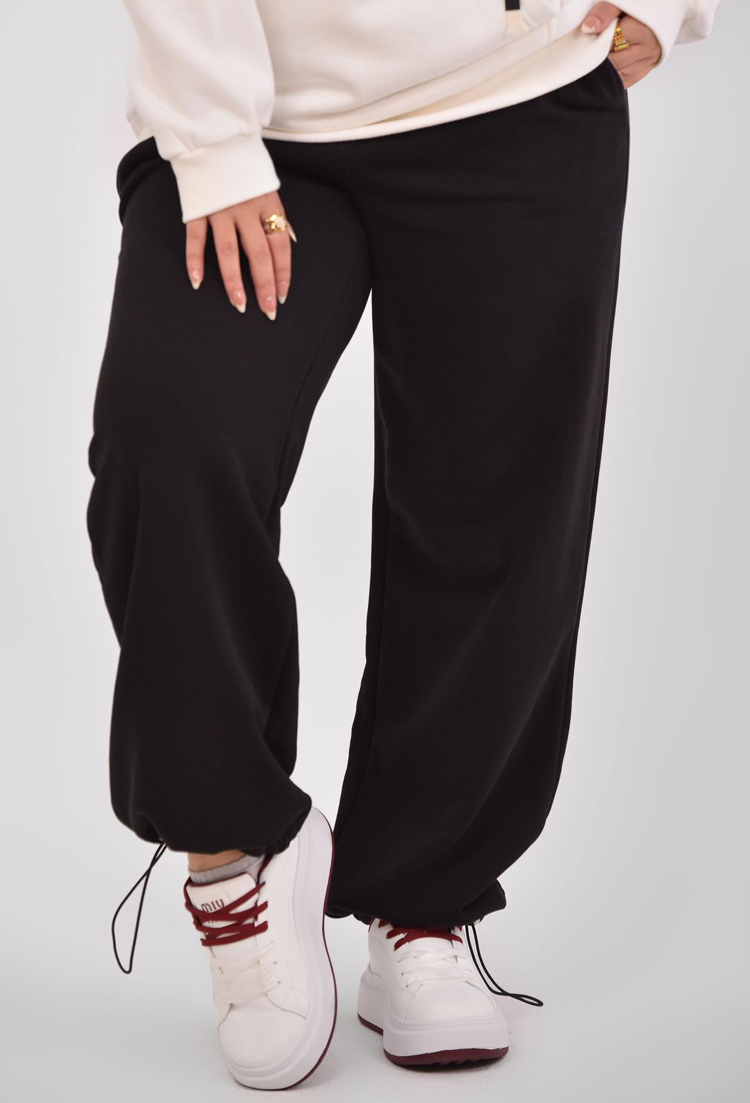 sweatpant wide leg