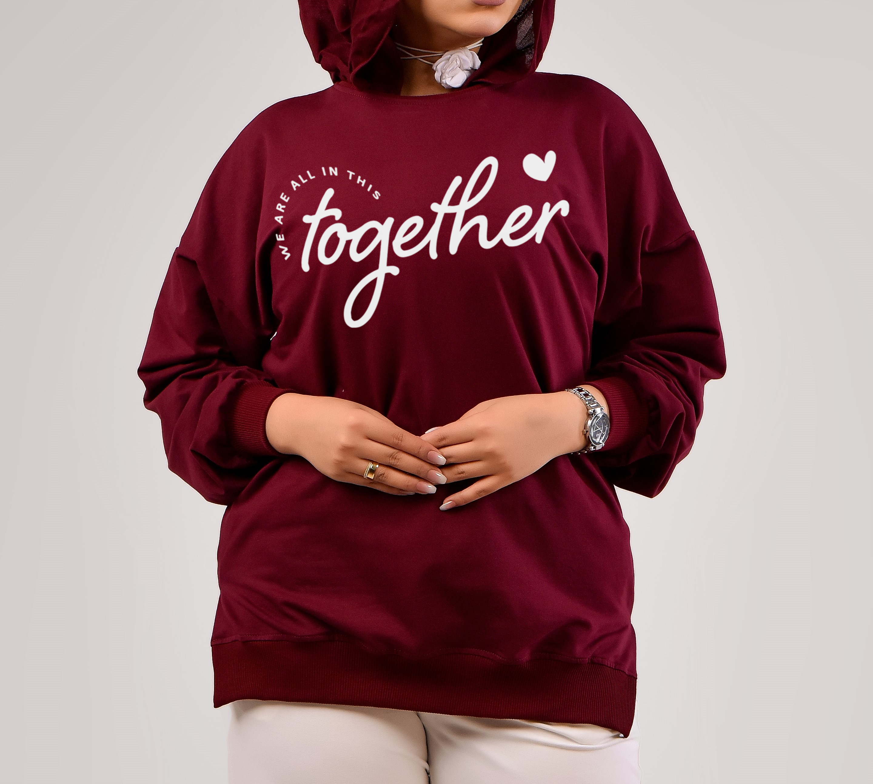 Sweatshirt together