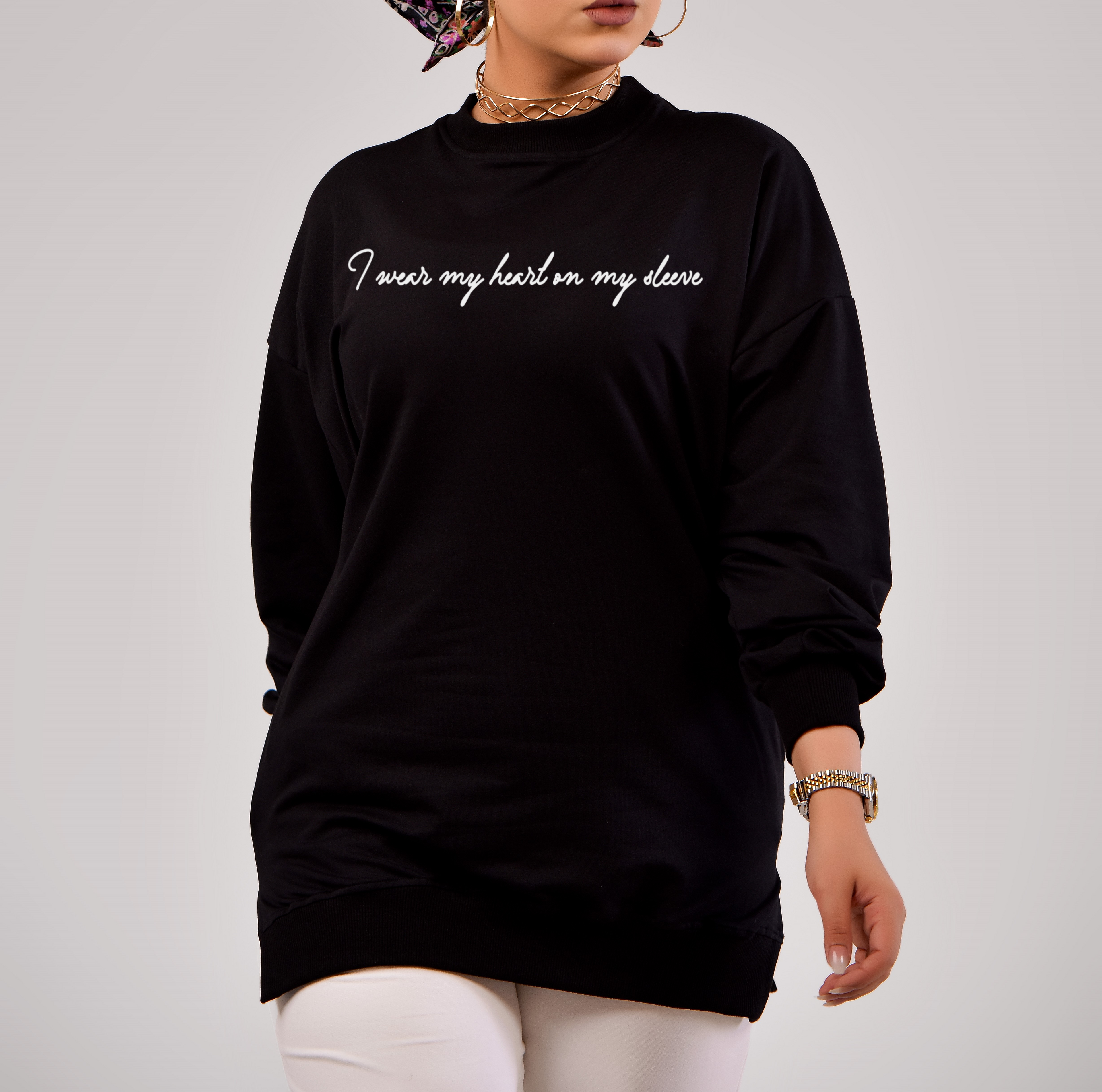 Sweatshirt I wear my heart