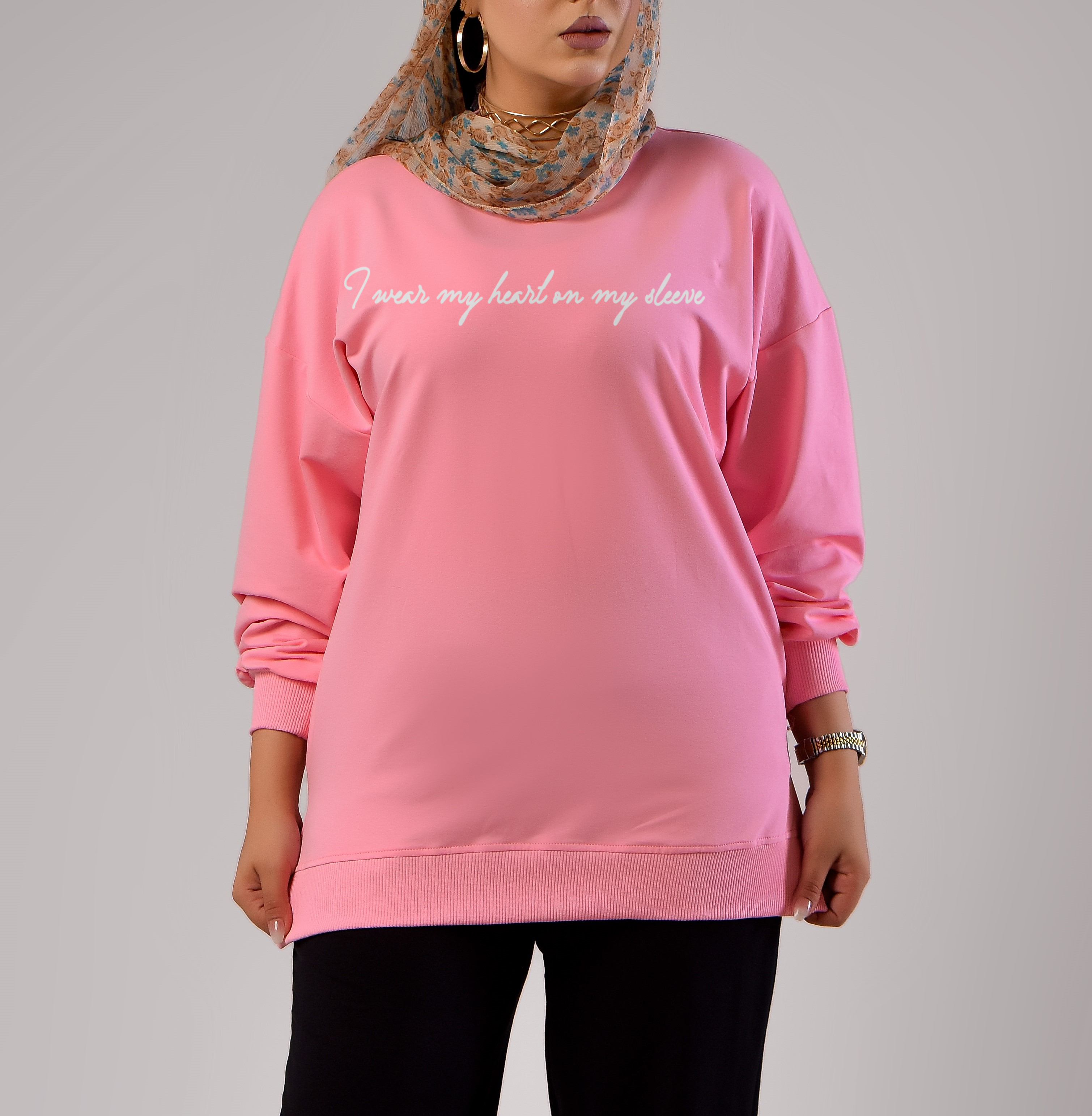 Sweatshirt I wear my heart