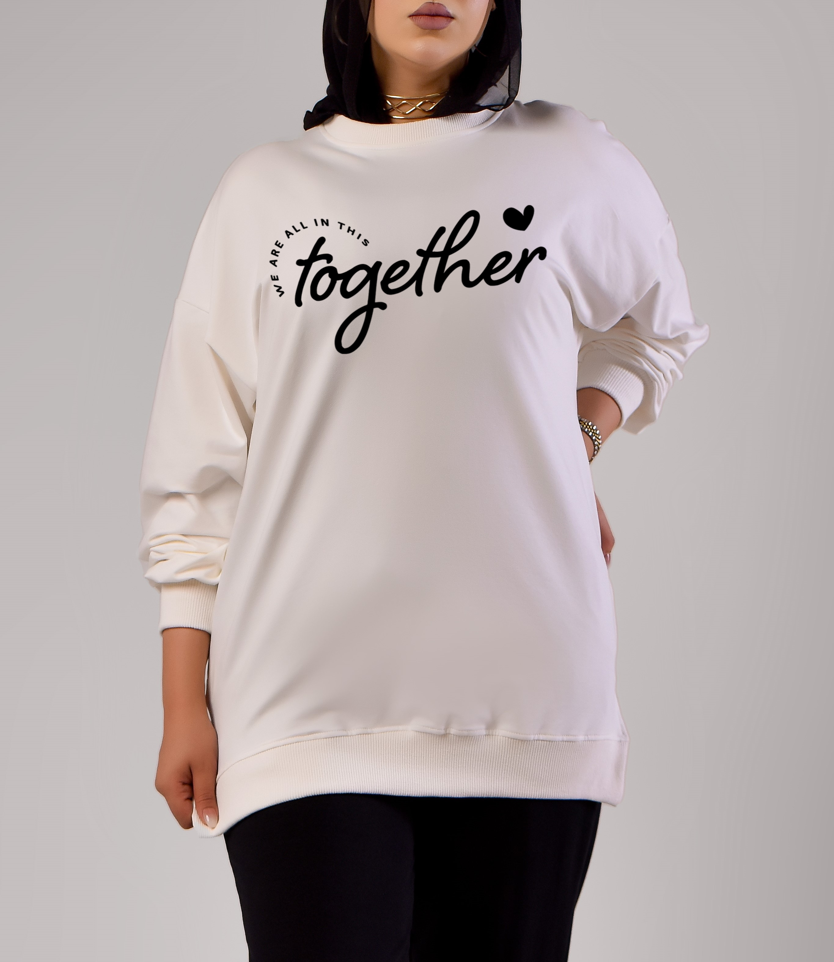 Sweatshirt together