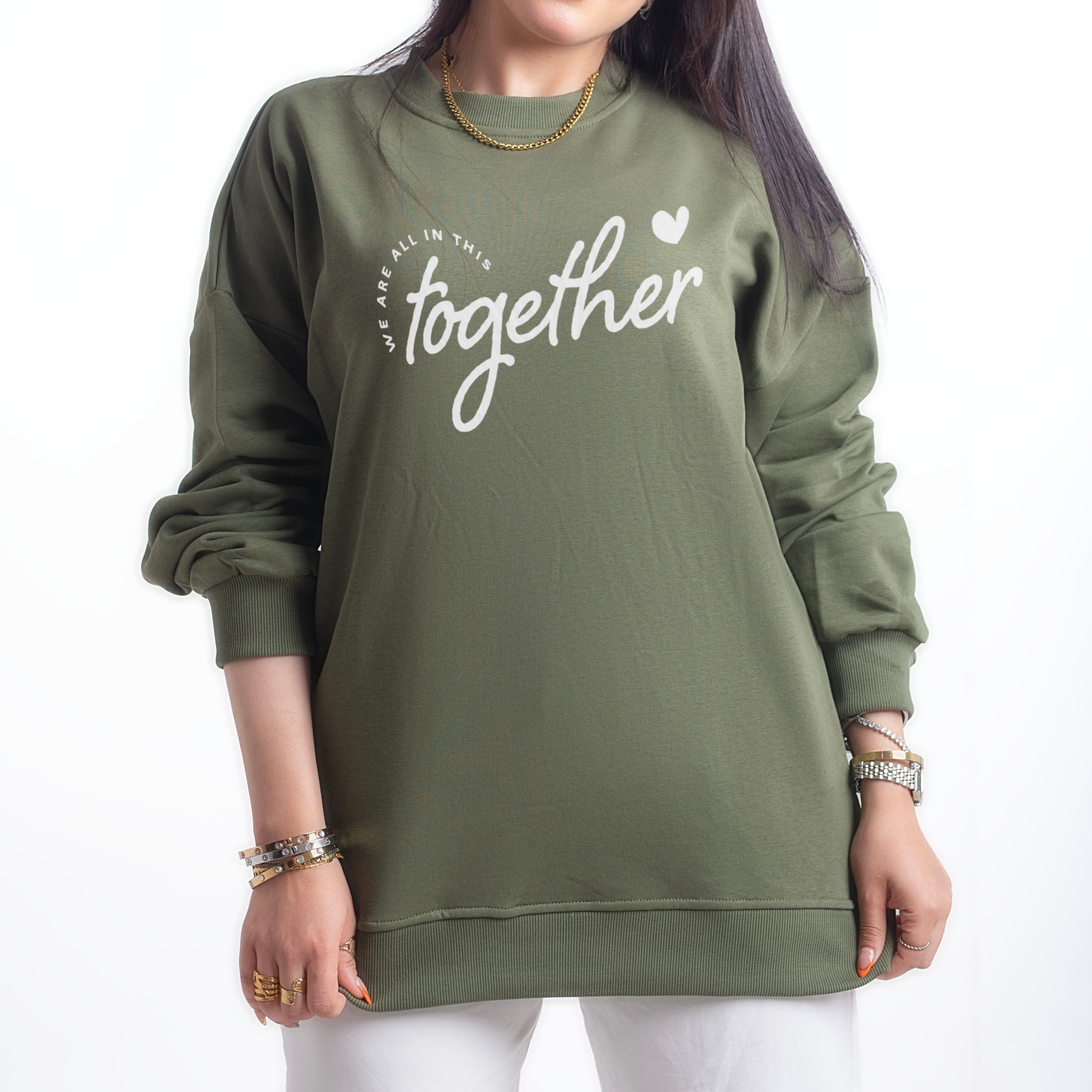 Sweatshirt together